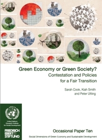 Green Economy or Green Society? Contestation and Policies for a Fair Transition